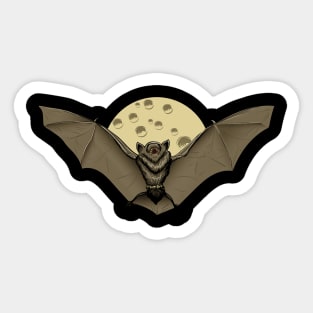 Bat not man Sticker